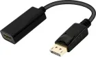 CABLE CONVERTIDOR EWENT DISPLAYPORT MACHO A HDMI TIPO A HEMBRA 0,15m