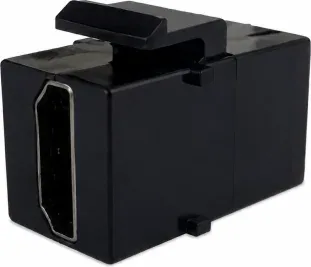 Wp Conector Keystone Profesional Wp HDMI Hembra a HDMI Hembra, Negro