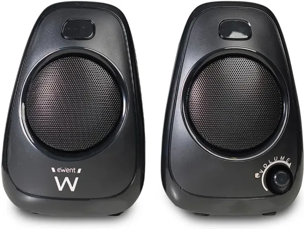 Altavoces ewent 2.0 ew3527 negro