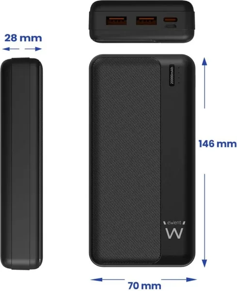 EWENT POWERBANK 20000mAh PD 22,5W