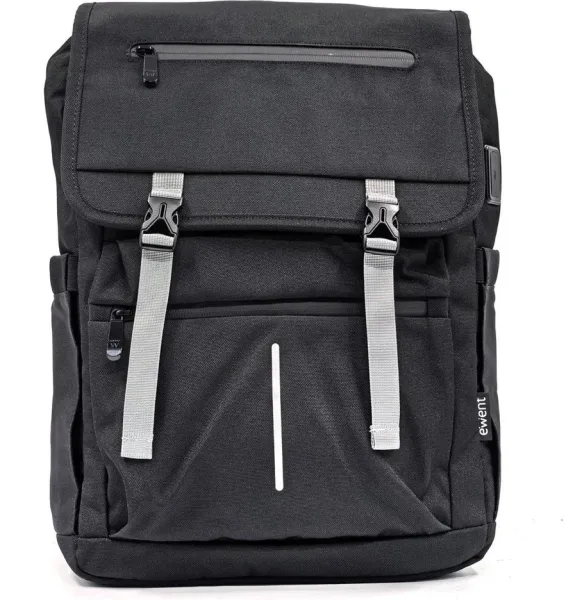 Ewent EW2537 maletines para portátil 40,9 cm (16.1") Mochila Negro