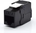 Cat 6, Módulo Keystone, sin Blindaje, Toolfree, Color Negro