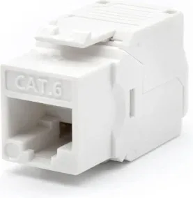 WP WPC-KEY-6UP-TL/W conector RJ45 Blanco