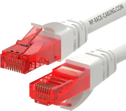 WP WPC-PAT-6U002W cable de red Rojo, Blanco 0,2 m Cat6 U/UTP (UTP)