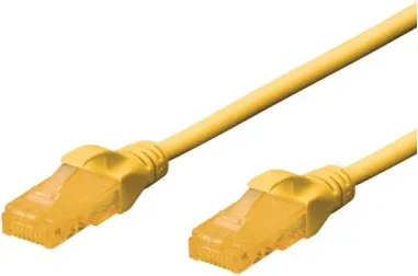 WP WPC-PAT-6U002Y cable de red Amarillo 0,2 m Cat6 U/UTP (UTP)