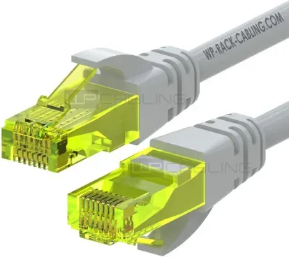 WP WPC-PAT-6AU010 cable de red Gris 1 m Cat6a U/UTP (UTP)