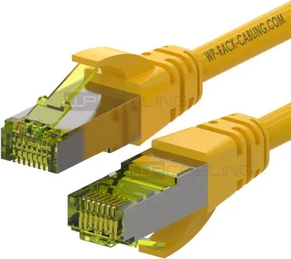 WP WPC-PAT-6ASF002 cable de red Amarillo 0,2 m Cat6a S/FTP (S-STP)