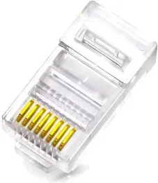 WP WPC-MDP-883-6UP-R50T conector RJ-45 Transparente