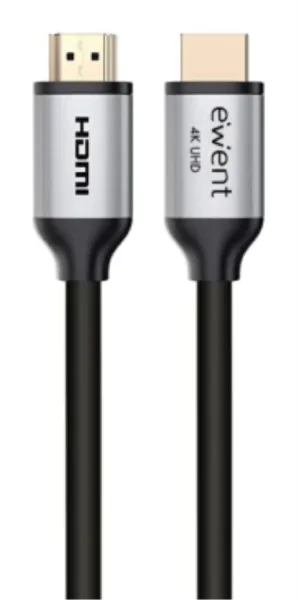 Ewent Cable HDMI 2.0 4K, Ethernet 1,8m