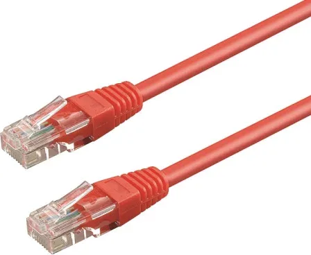 WP WPC-PAT-6U005R cable de red Rojo 0,5 m Cat6 U/UTP (UTP)