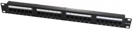 Patch Panel Wp Cat6 Utp 24 Negro