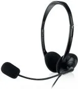 EWENT EW3568 Auricular USB+micrófono cable  2,1m
