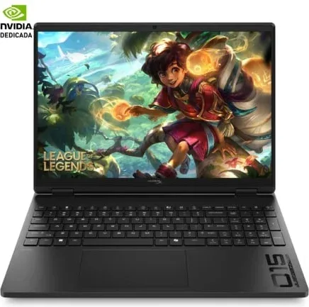 Portátil Gaming HP Omen 15-GB0007NS Ryzen 7 260/ 24GB/ 1TB SSD/ GeForce RTX 5060/ 15.3"/ Sin Sistema Operativo