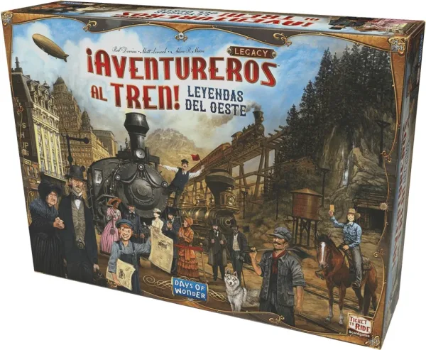 Juego de mesa ¡aventureros al tren! legacy leyendas del oeste edad recomendada 10 años