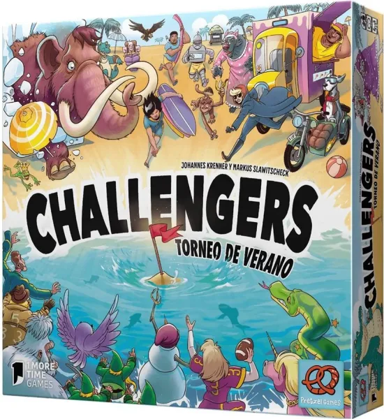 Juego de mesa challengers! torneo de verano edad recomendada 8 años