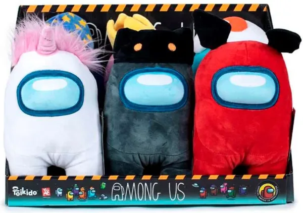 Surtido peluches 6 unidades among us edicion limitada