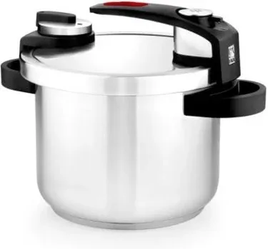 Olla a Presión Tekna A185602/ Ø22cm/ 6L/ Acero Inoxidable/ Apta para Inducción