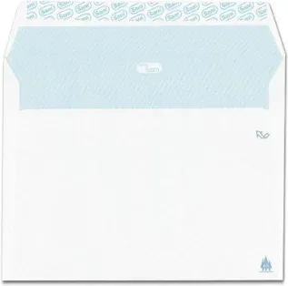 Caja 250 Sobres Din B4 Folio (250X353) Offset Blanco 100 Grs. Autosam Autoadhesivo con Tira de Silicona Sam 268400