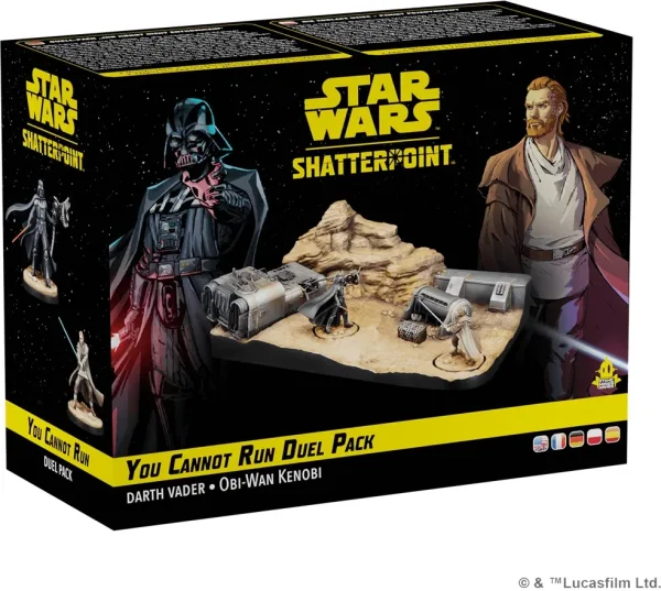 Juego de mesa star wars shatterpoint you cannot run duel pack
