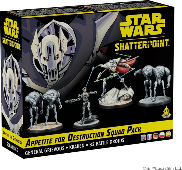Juego de mesa shatterpoint appetite for destruction squad pack