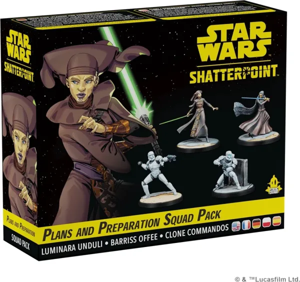 Juego de mesa star wars shatterpoint plans and preparation squad pack