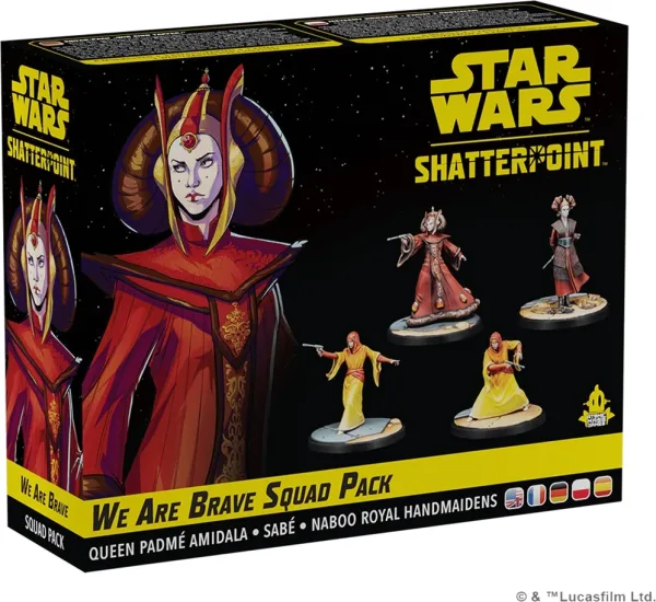 Juego de mesa star wars shatterpoint we are brave squad pack edad recomendada 14 años
