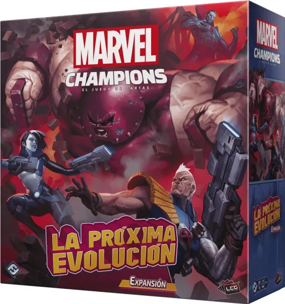 Juego de mesa marvel champions la proxima evolucion edad recomendada 14 años