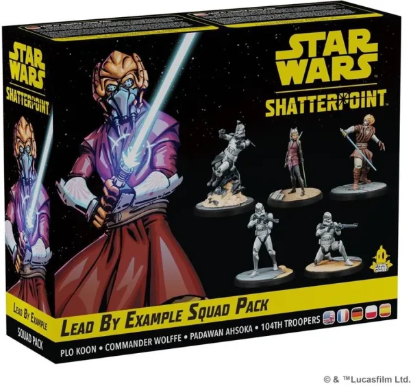 Juego de mesa star wars shatterpoint lead by example squad pack