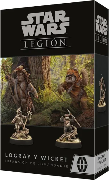Juego de mesa star wars legion logray & wicket