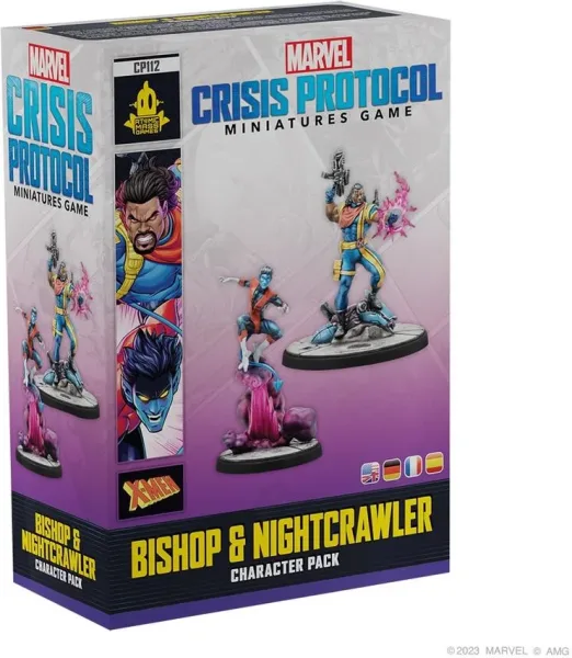 Juego de mesa marvel crisis protocol bishop & nightcrawler edad recomendada 14 años