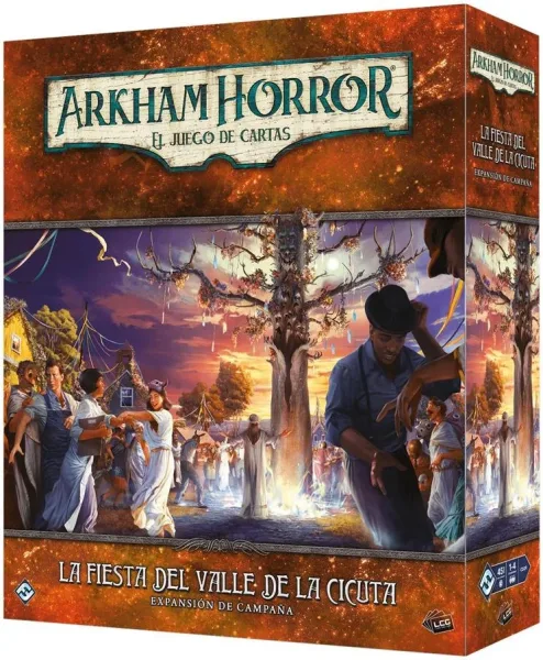 Juego de mesa arkham horror lcg la fiesta del valle de la cicuta expansion campaña edad recomendada 14 años