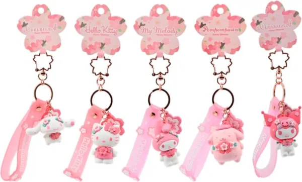 Llavero hello kitty sanrio sakura 1 unidad aleatoria
