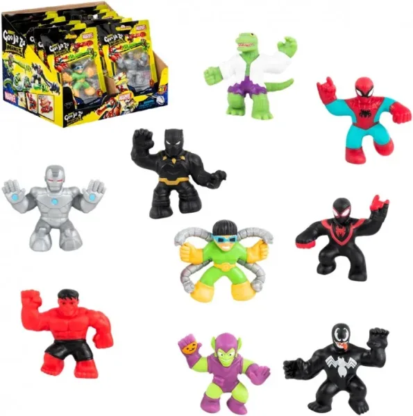 Figuras mini goo jit zu marvel 1 unidad aleatoria