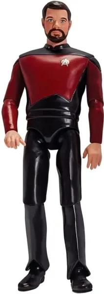 Figura bandai star trek commander william riker
