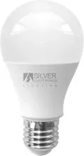 Bombilla LED silver electronic eco estandar  15w=83w -  e27 -  3000k -  1.350 lm -  220º -  luz calida -  a+