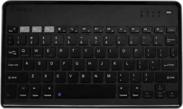 Teclado inalambrico universal silver ht Bluetooth dark grey -  english layout