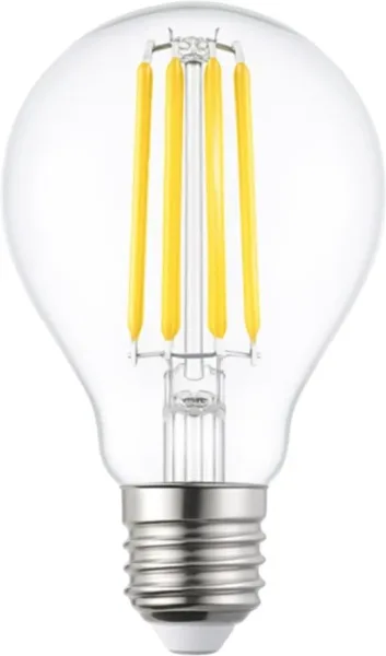 Bombilla LED silver electronic filamento transprente estandar 6w=80w -  e27 -  2700k