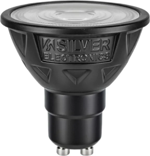 Bombilla LED nitra silver electronics dicroica 6.5w=80w -  gu10 -  2700k -  38º -  9000lm -  luz calida -  a+ ca