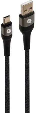 Cable USB 2.0 Tipo-C Fonestar USB-CA/ USB Tipo-C Macho - USB Macho/ 480Mbps/ 1m/ Negro