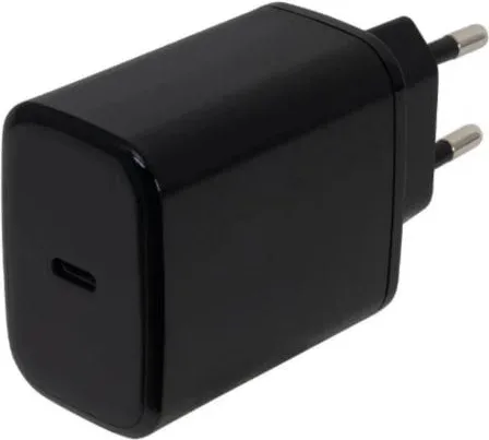 Cargador de Pared GaN Fonestar POWER-C-65/ 1xUSB Tipo-C/ 65W/ Negro