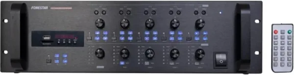 Amplificador matricial fonestar con microfono de zonas
