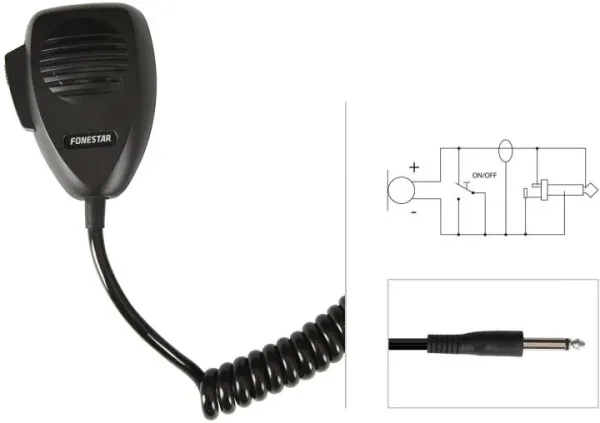 Microfono dinamico fonestar mcd - 364 de comunicaciones