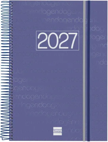 Agenda 2027 Basic Year E40 210X297Mm Dia Pagina Azul Finocam 741111027