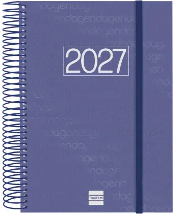 Agenda 2027 Basic Year E10 155X212Mm Dia Pagina Azul Finocam 741101027