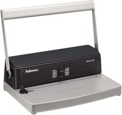 Encuadernadora Fellowes Metal 50/ Grafito
