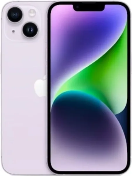 Telefono movil smartphone apple iphone 14 5g - 256gb - 6.1 pulgadas purpura acondicionado
