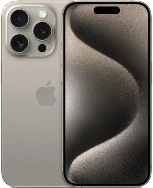 Telefono movil smartphone apple iphone 15 pro 5g - 128gb - 6.1 pulgadas titanium acondicionado