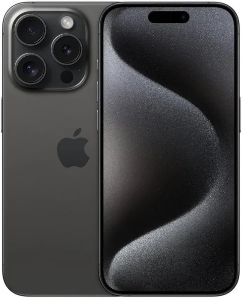 Telefono movil smartphone apple iphone 15 pro 5g - 256gb - 6.1 pulgadas negro acondicionado