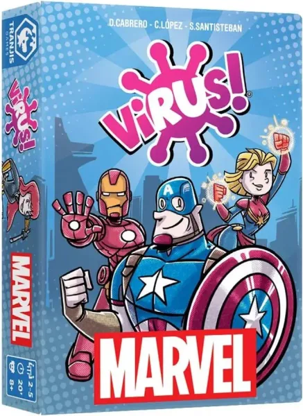 Juego de mesa virus marvel
