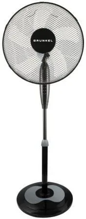 Ventilador de Pie Grunkel FAN-165X NG/ 50W/ 5 Aspas 40cm/ 3 Velocidades
